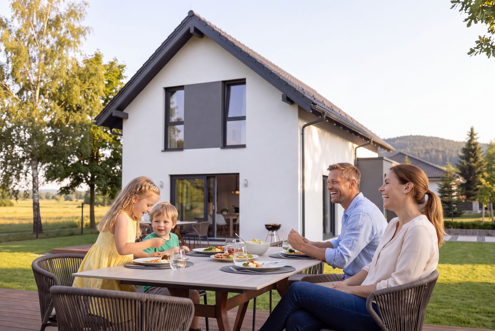 Seven Nova Classic 2, Familie im Außenbereich