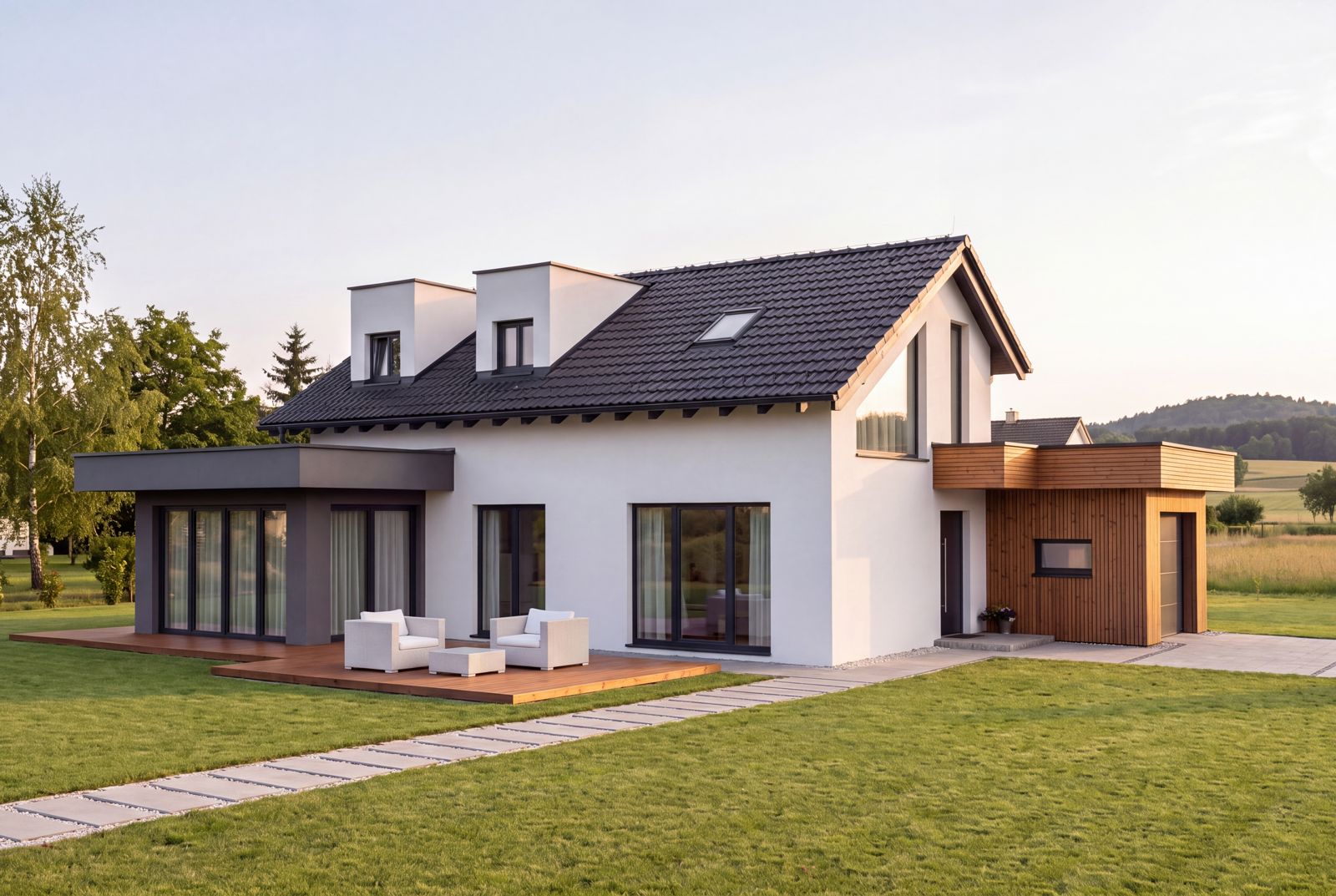 Seven Nova Classic 3, Gartenseite, Gesamtansicht