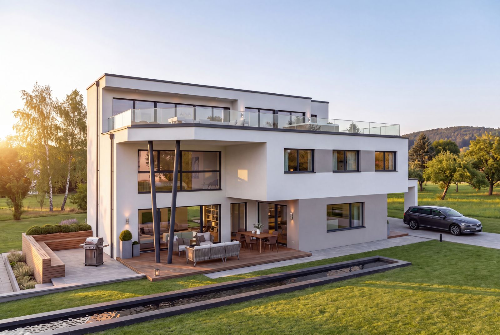 Seven Nova Signature 4, Gartenseite, Gesamtansicht