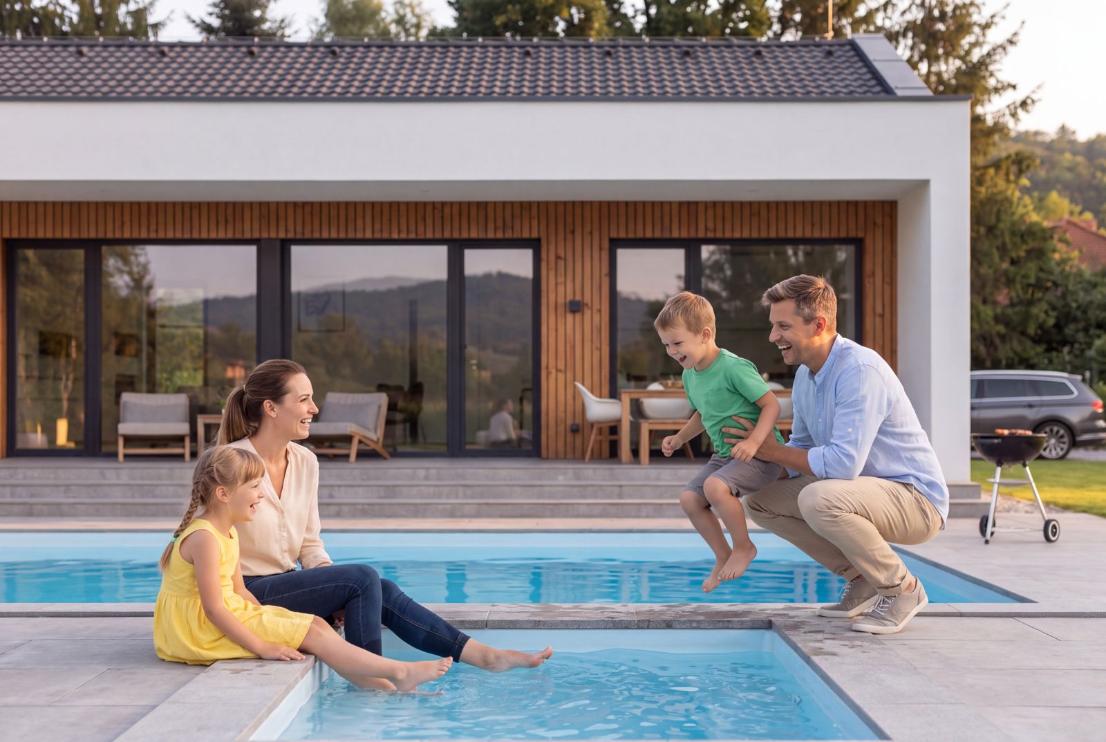 Seven Nova Element 4, Familie im Außenbereich