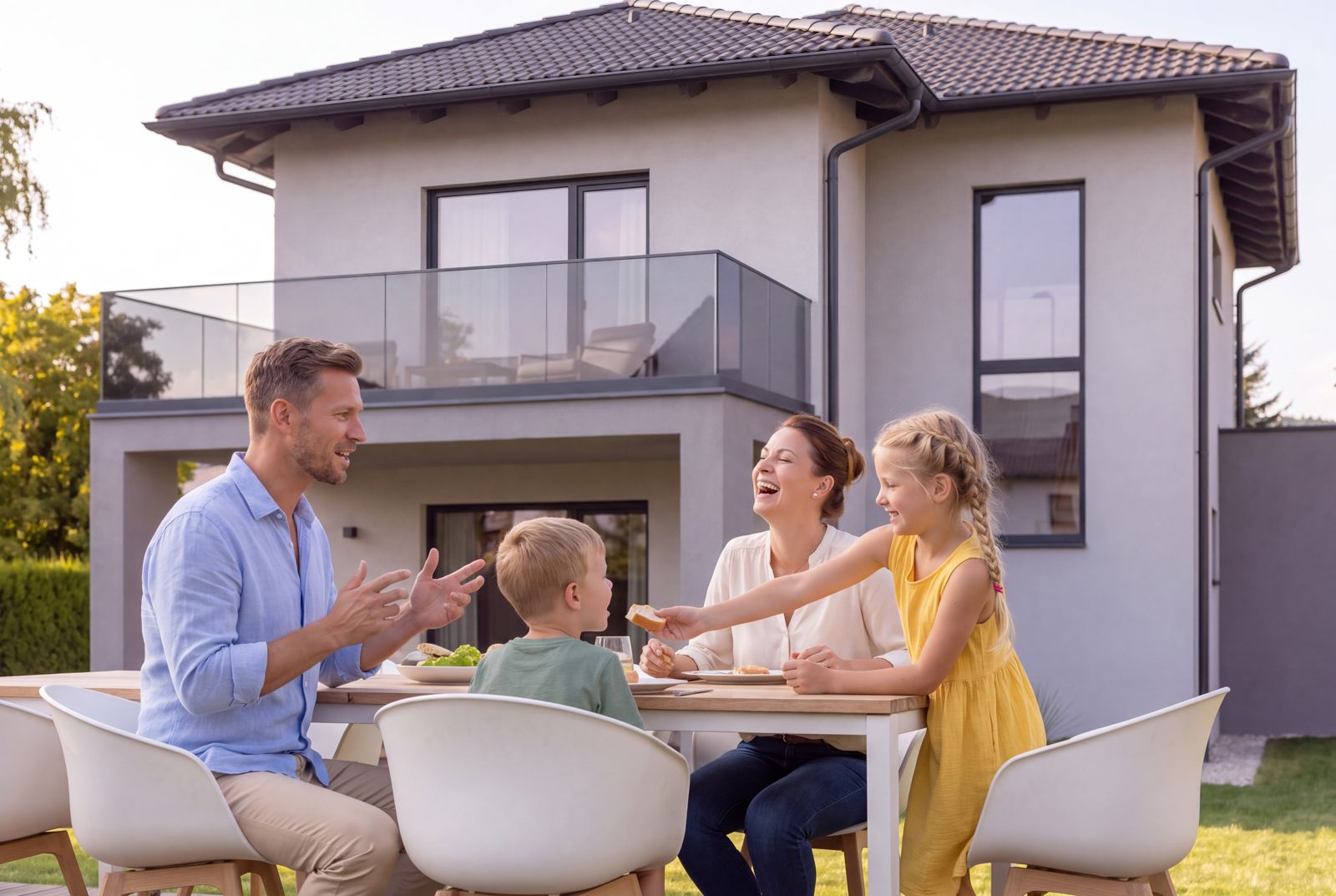 Seven Nova Classic 4, Familie im Außenbereich