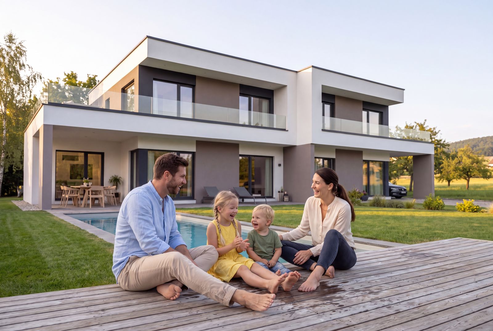 Seven Nova Signature 2, Familie im Außenbereich